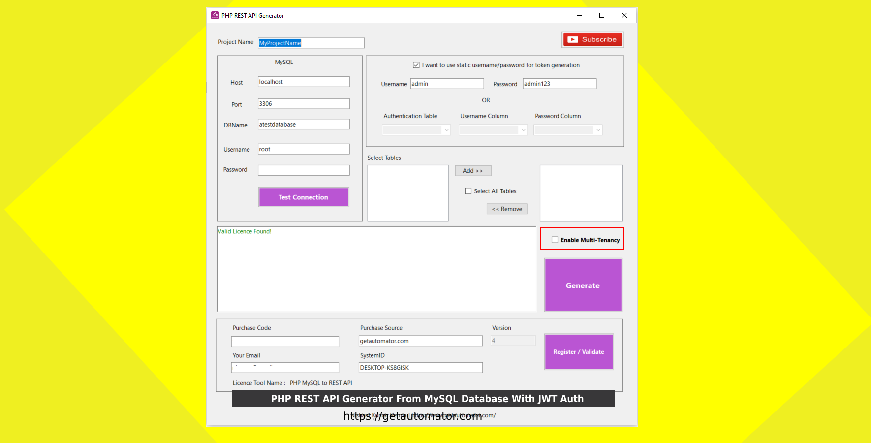 REST API Generator