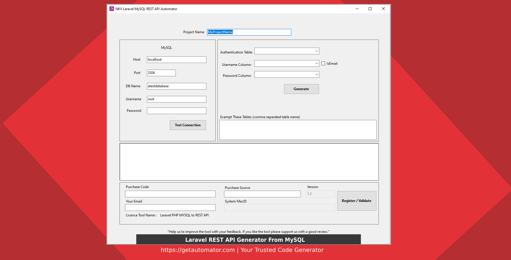 REST API Generator
